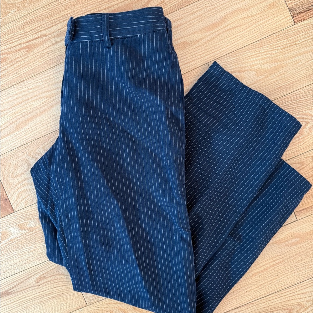 A.P.C. Blue Striped Pants
